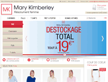 Tablet Screenshot of mary-kimberley.com